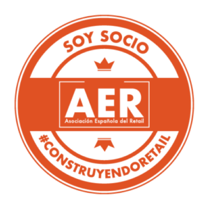 Selo de membro da AER (Asociación Española de Retail)